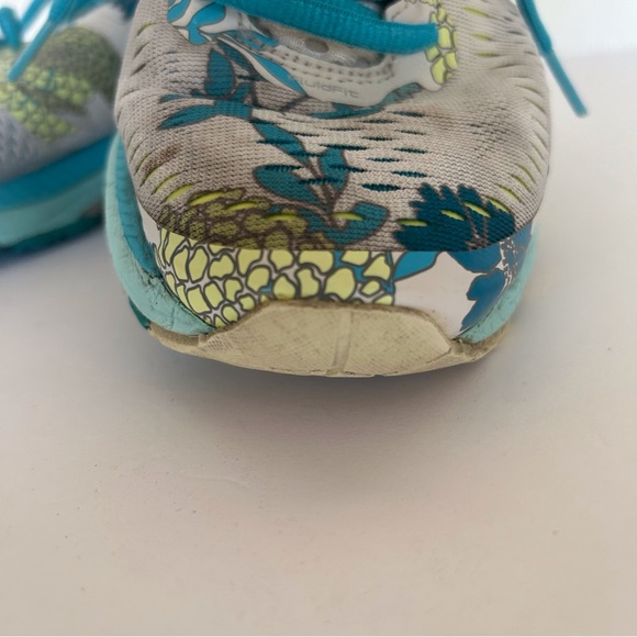 ASICS GEL KAYANO 23 WHITE FLORAL SNEAKERS SIZE 8.5 - Picture 9 of 15